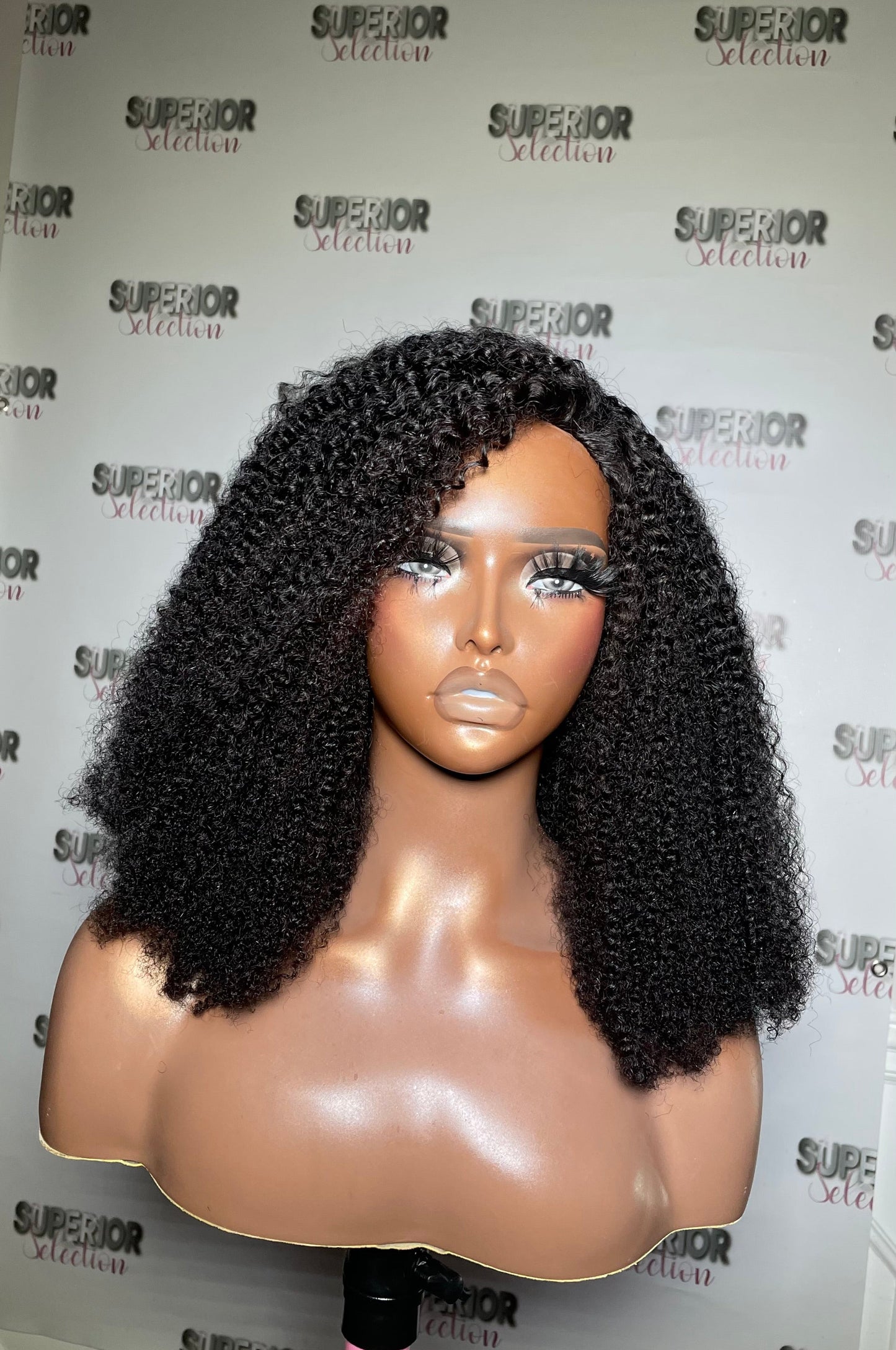 Textured Half Wig