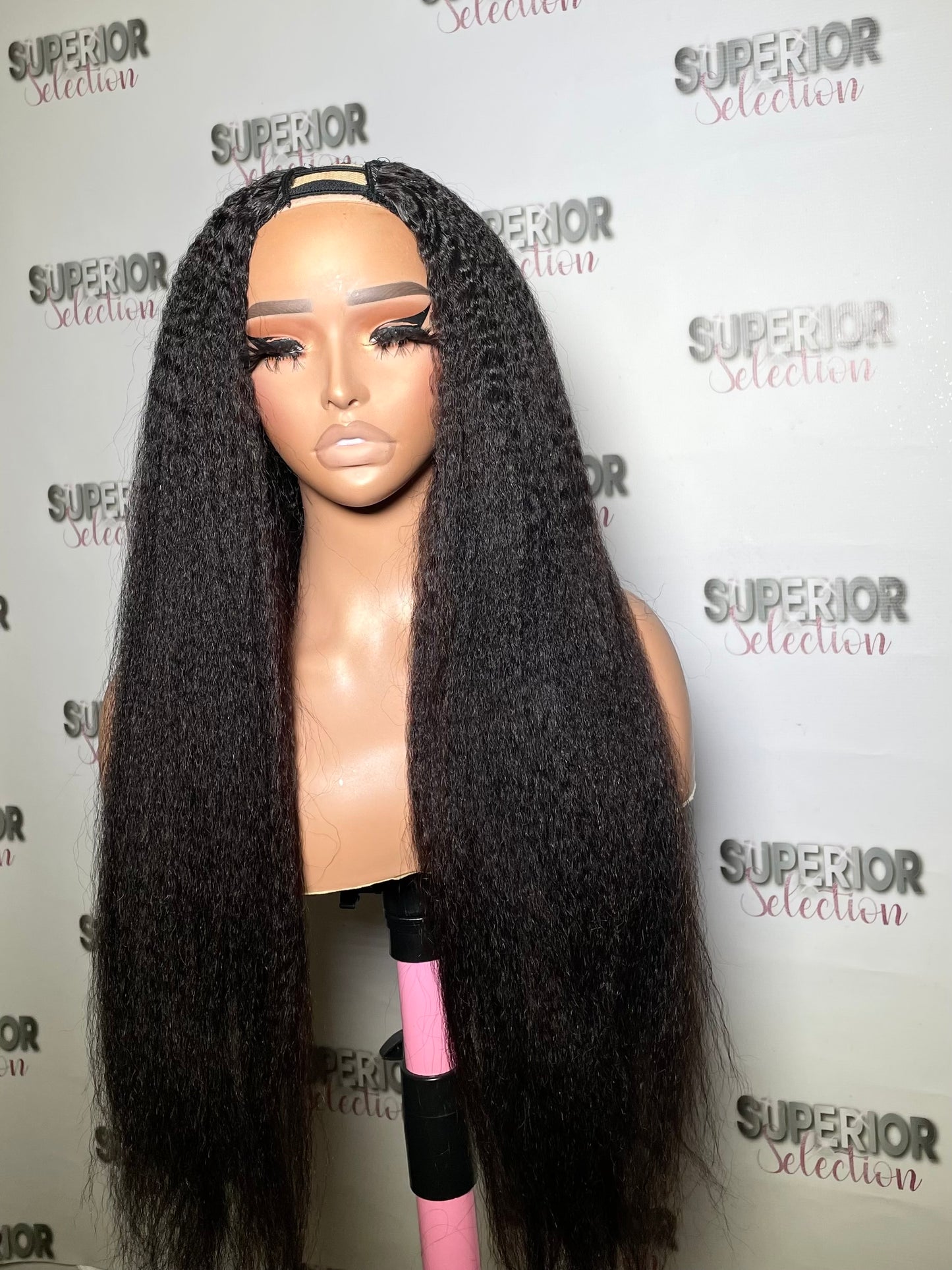 Textured U-Part Wig