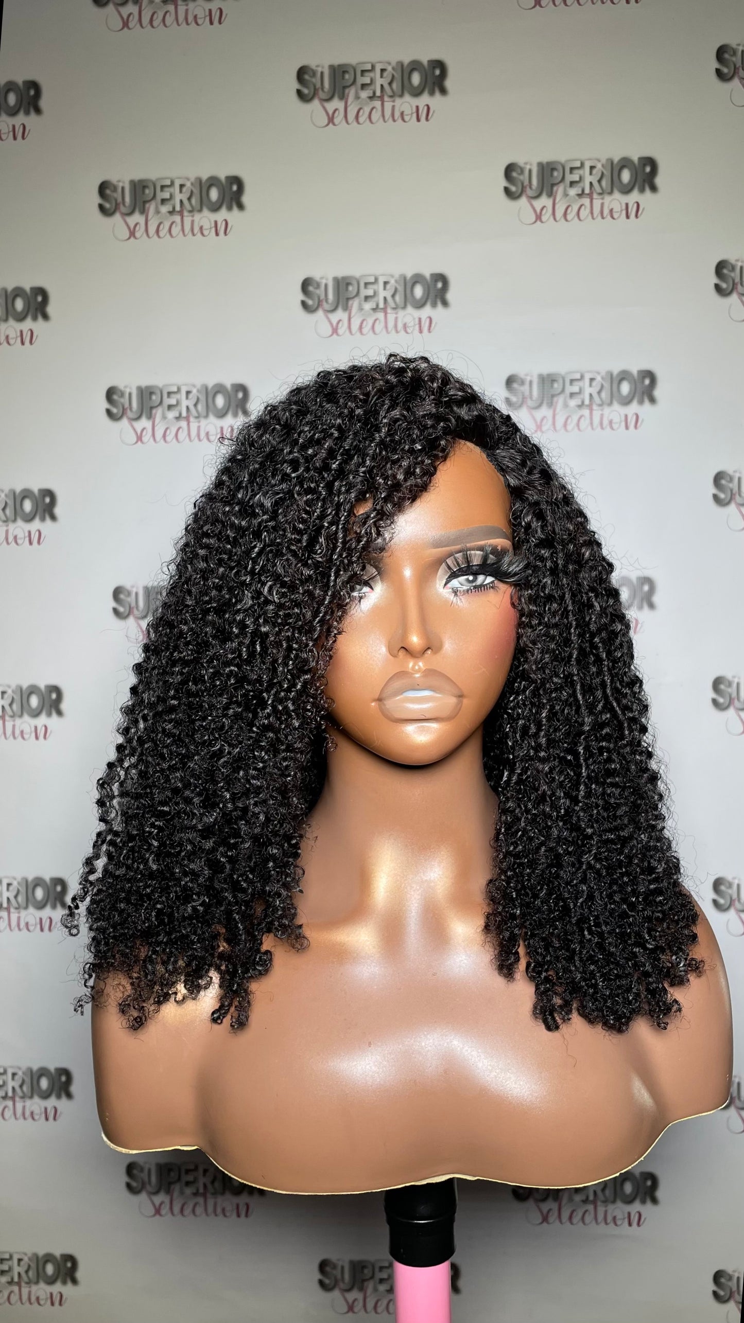 Textured Half Wig