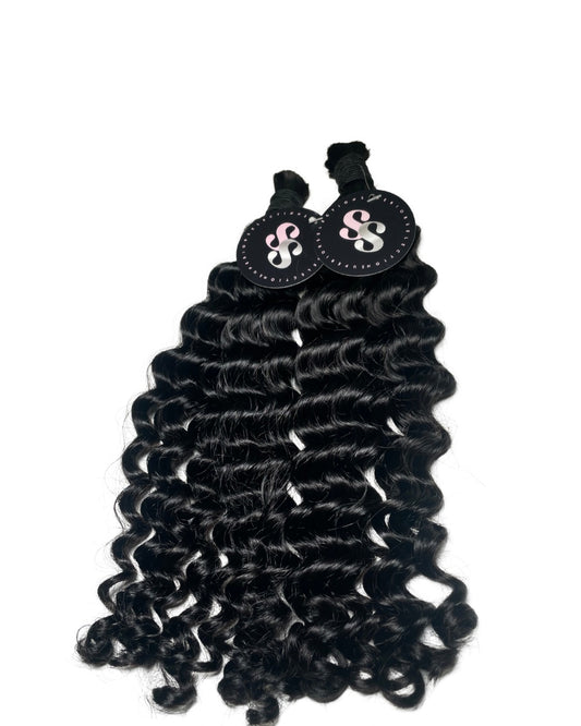 Deep Wave Bulk Hair (RTS)