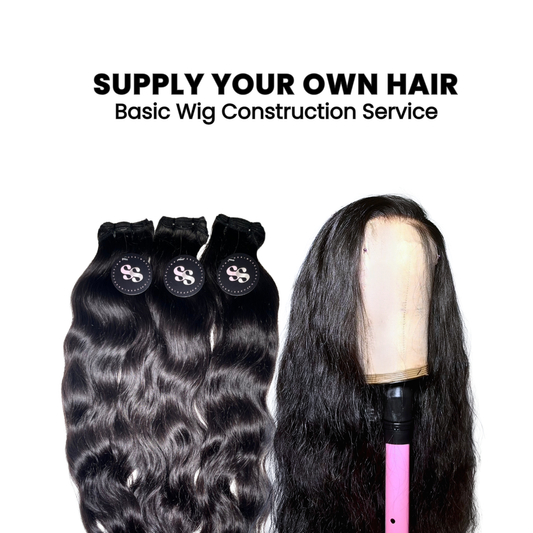 Supply Your Own Hair- Basic Wig Construction Service