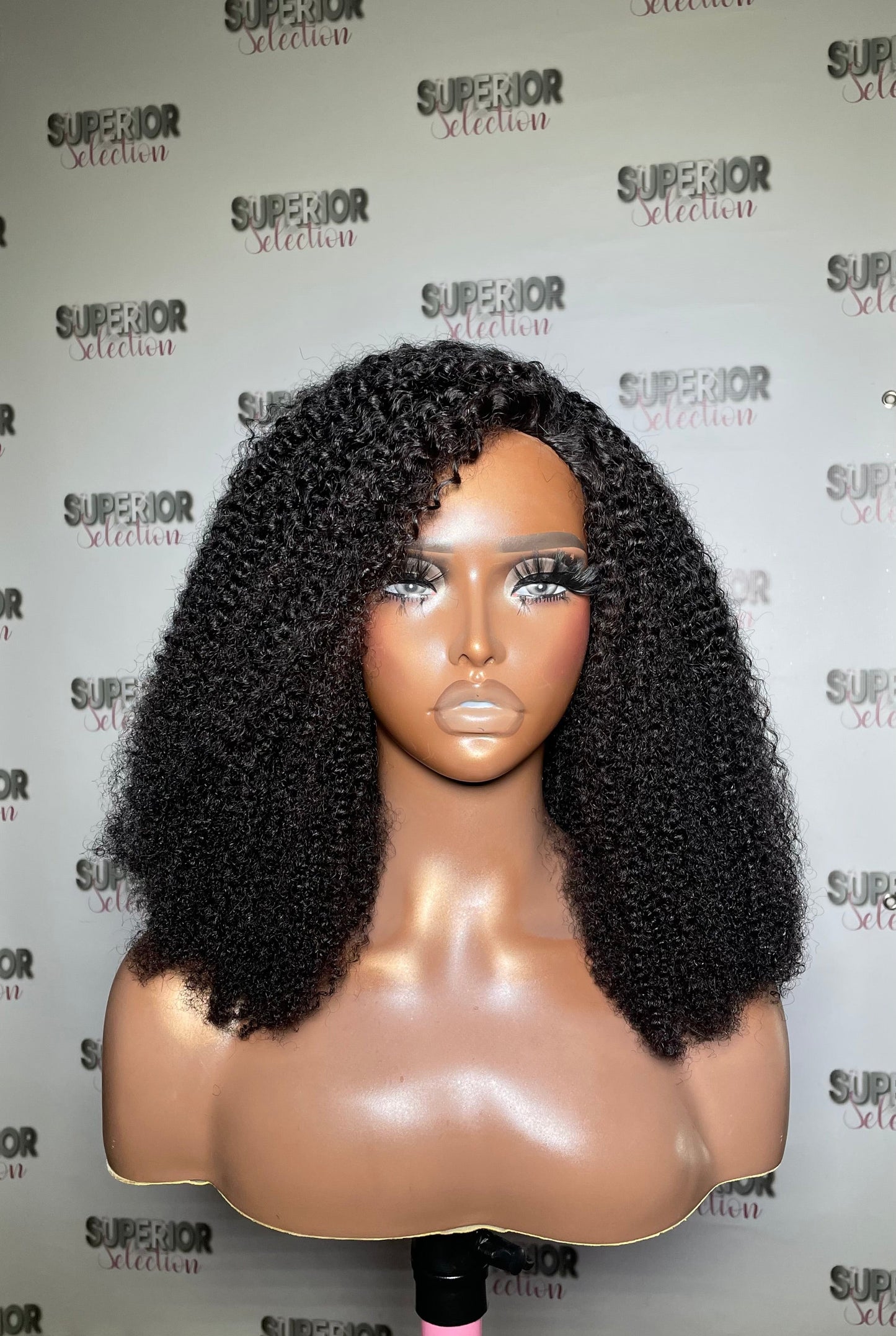 Textured Half Wig