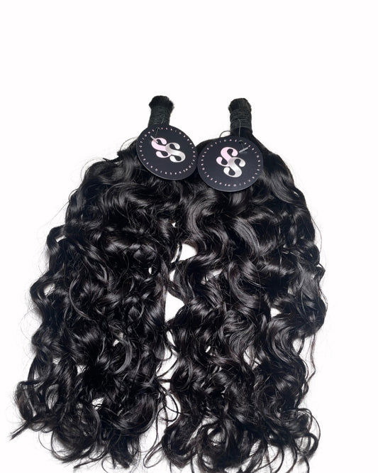 Italian Curly Bulk Hair (RTS)